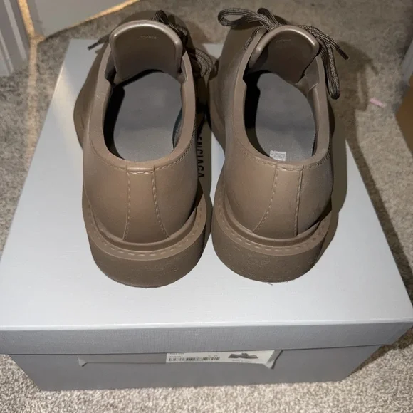 Balenciaga Men's Taupe Oxfords - Picture 9 of 11